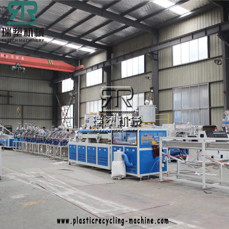 Plastic PVC Gate Profile Extruding Line EPS PS Foam Photo Frame Machine