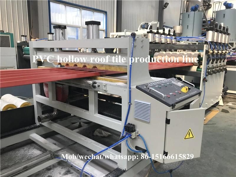 PVC Hollow Roof Tile Extruder Machine