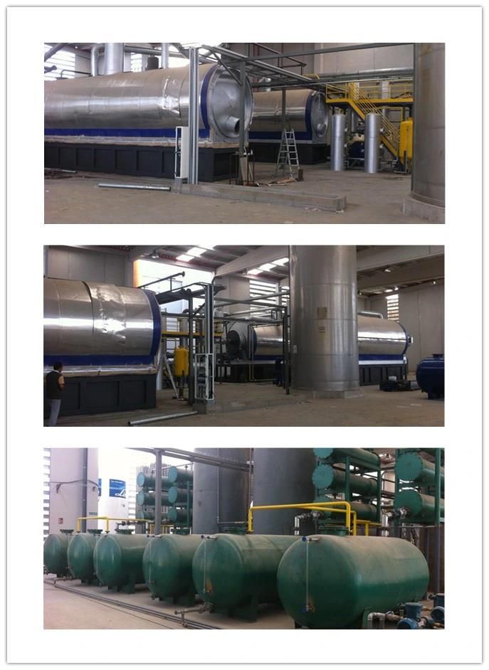 Continuous Waste Plastic Rubber Pyrolysis Plant