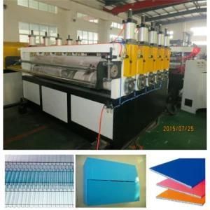 PC PP PE Hollow Profile Sheet Making Machine