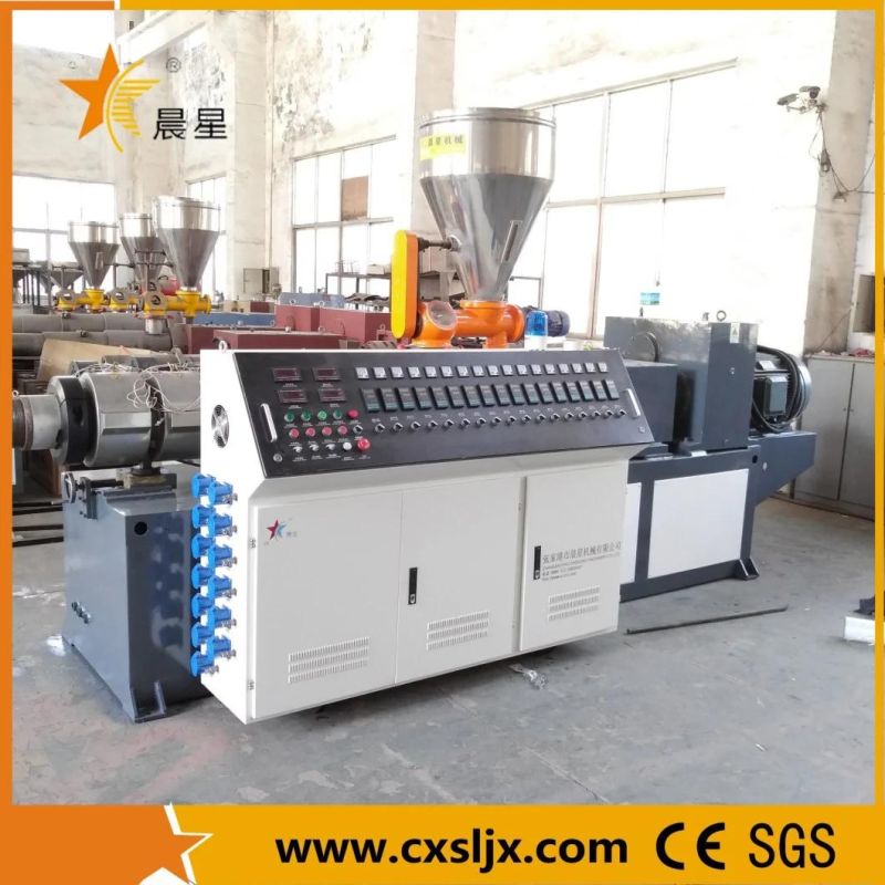 One Extruder Two Pipe PVC Double Pipe Extrusion Line