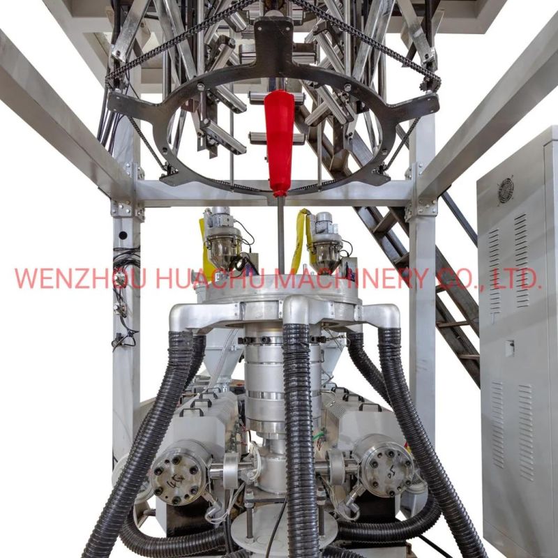 HDPE LDPE Extruder Plastic Agricultural ABA Film Blowing Machine