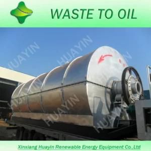 Pakistan Market Use Waste Tyre / Plastic to Fuel Oil Refining Machine