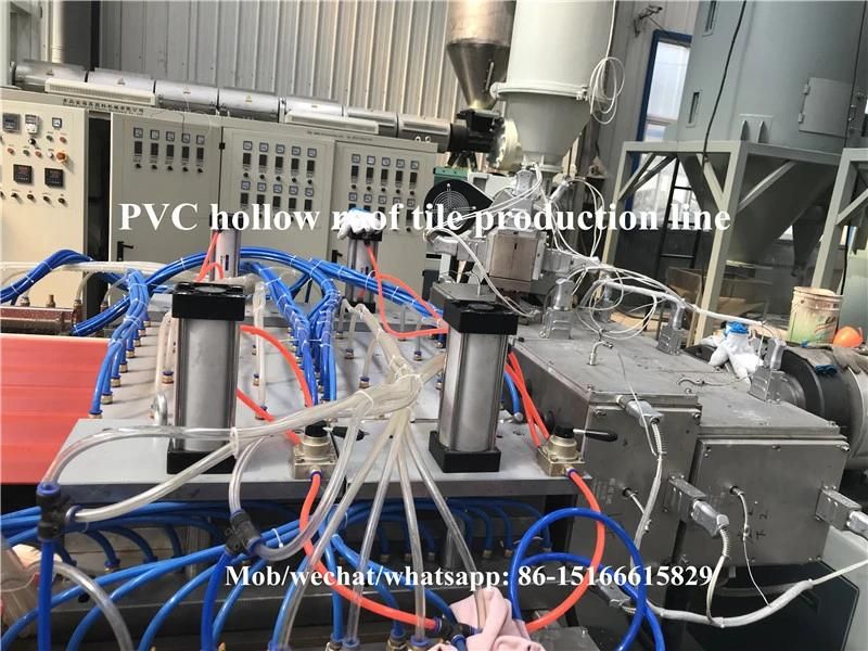 2019 Hot Sale PVC ASA Hollow Roof Tile Extrusion machine