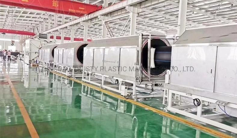 Plastic HDPE PE PC Rigid Water Supply Pipe Making Extruder / Extrusion / Extruding Machine