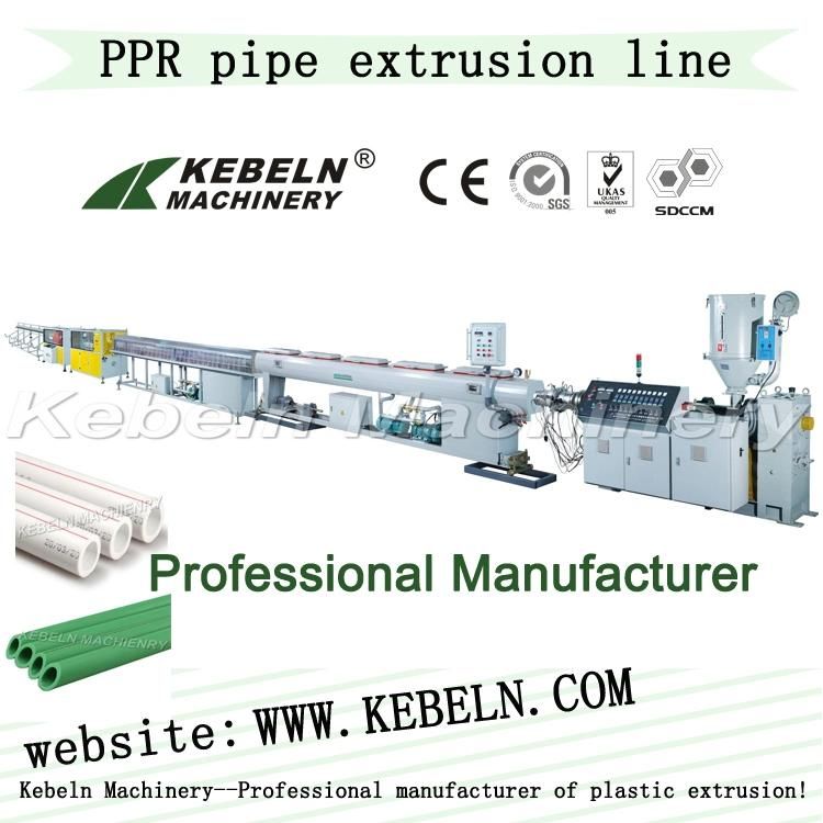 PPR Washroom Hot Water Pipe Making Machine Extrusion Line