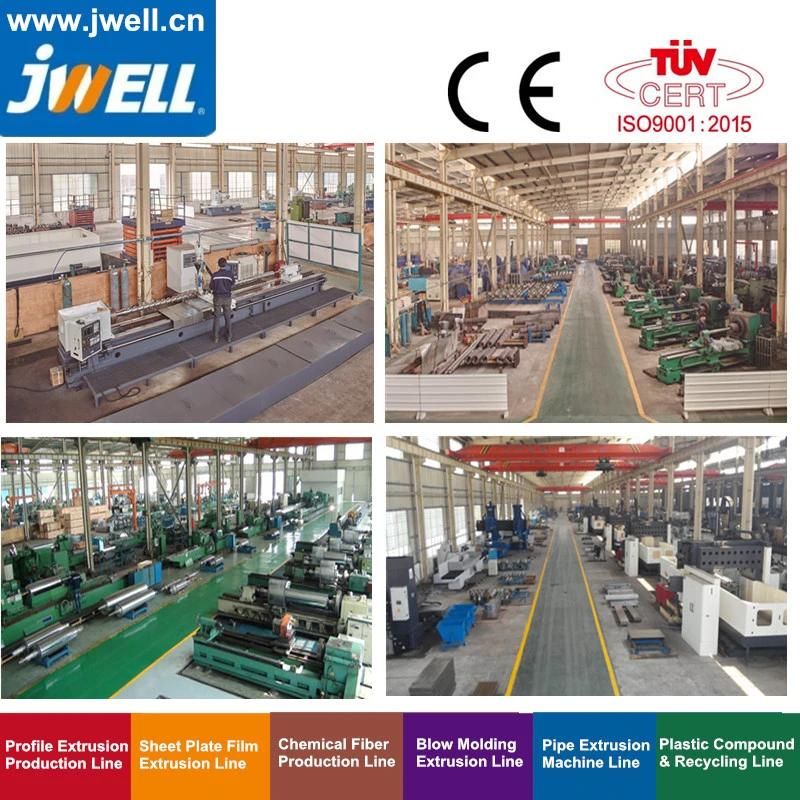 Jwell - GPPS PC PMMA Plastic Sheet & Plate Extrusion Line GPPS PC PMMA Arylic Plastic Sheet/Board/Production/Extrusion/ Extruder Line.