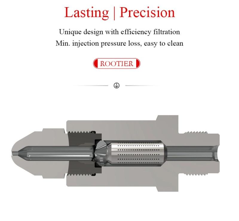 Injection Molding Filter Nozzle for Blocking Foreign Objects