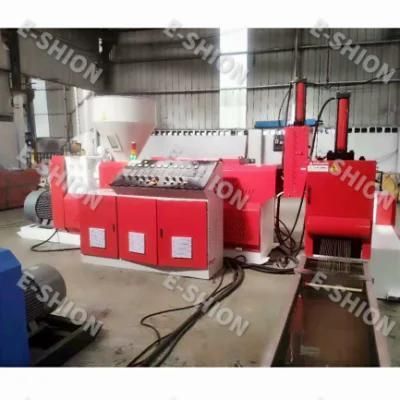 HDPE LDPE Double Scerw Waste Cooling Plastic Recycling and Granulating Machine