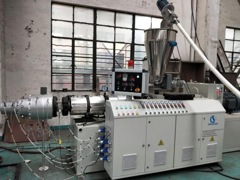 Zhangjiagang Sunrise PVC HDPE Pipe Tube Extrusion Production Line