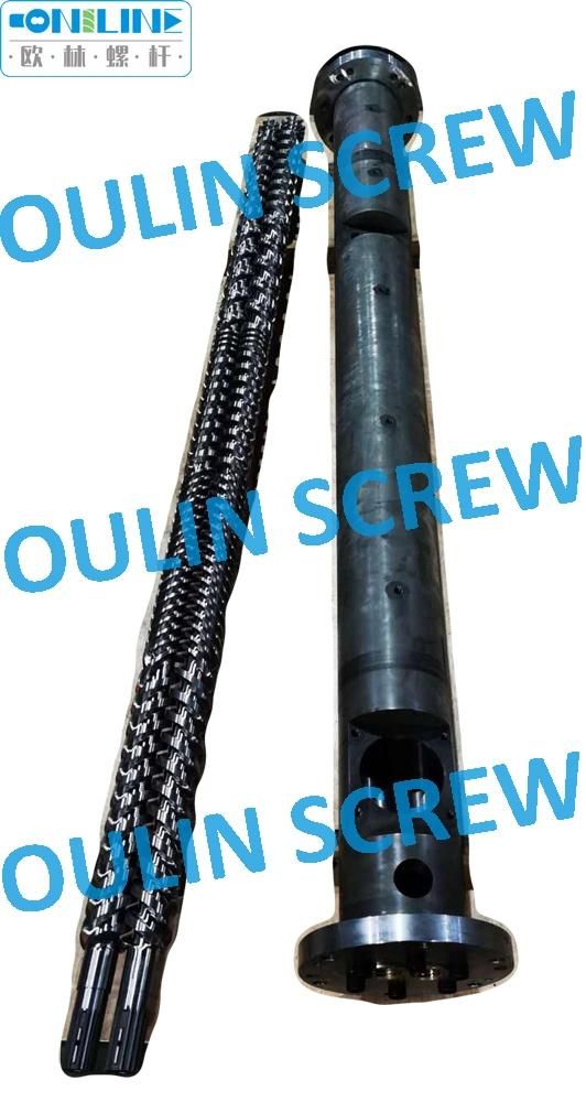 Battenfeld 68mm Twin Parallel Screw and Barrel for PVC Extrusion