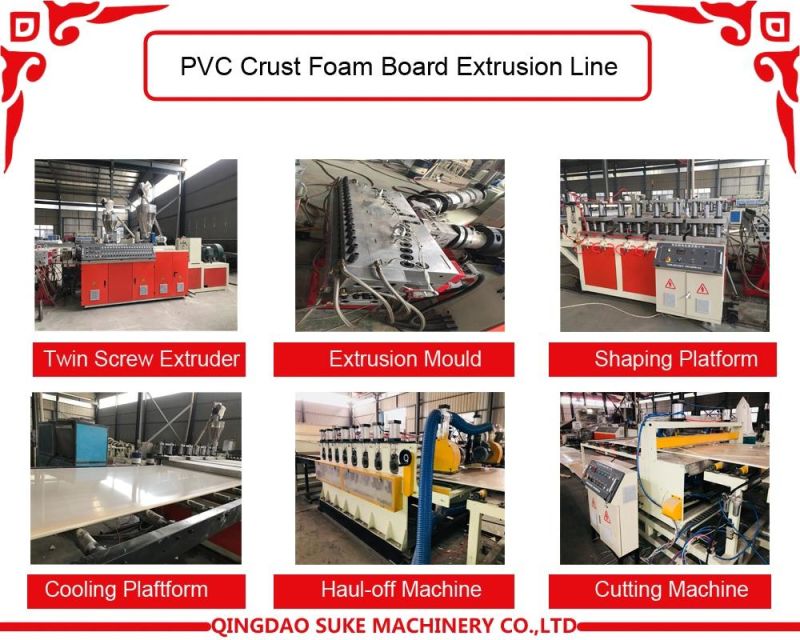 PVC Foam Board Extrusion Making Machine with CE Certifiication