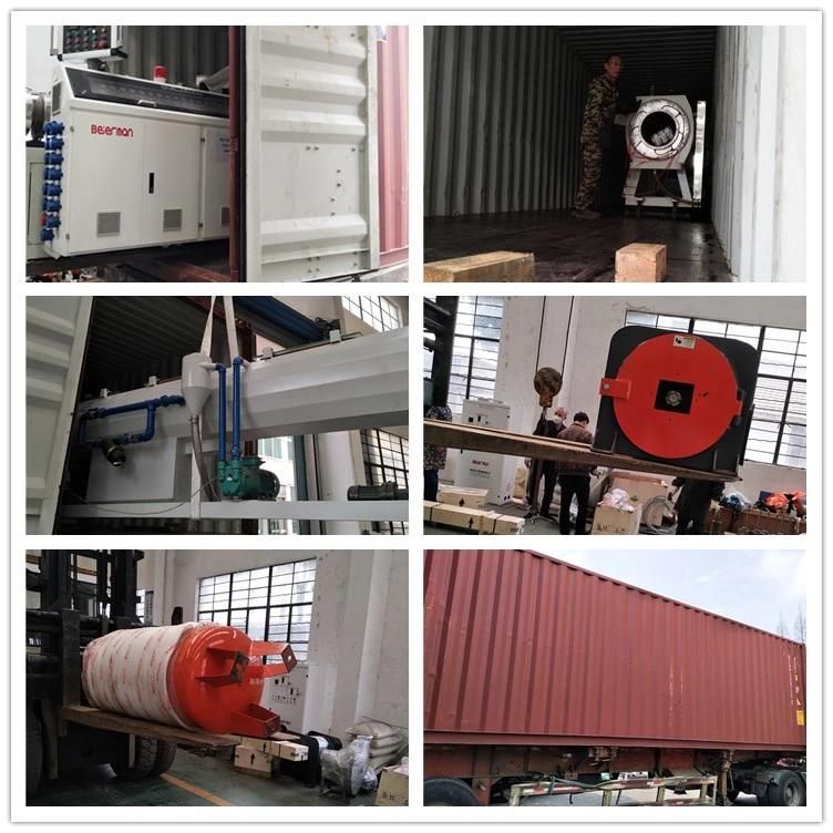 100kg-600kg Capacity Customized PVC Compound Powder Pelletizing Line 40cr Hot Cutting Die Head with Vibrator and Hydraulic Screen Changer