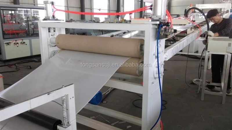 Three Layer ABA Plastic Sheet Plastic Board Extrusion Machine with High Quality Calendaring Machine