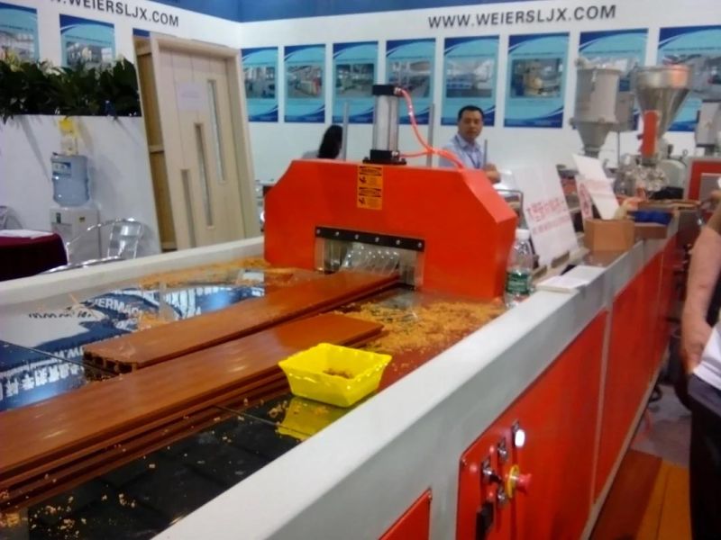 WPC Decking Machine Wood Plastic Profile Extrusion Line PVC Deco Profile Extrusion Line Machine