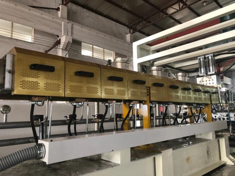 Pet Sheet Extrusion Plastic Pet Sheet Extrusion Making Machinery Pet Thermoforming Single Extruder