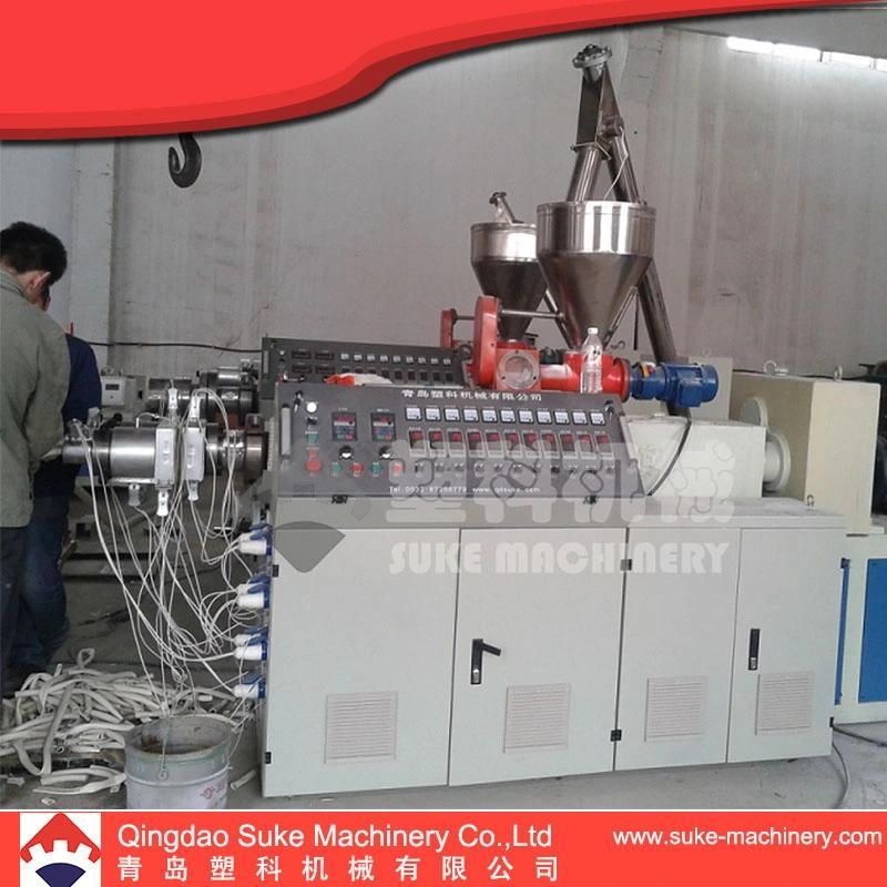 PVC Twin Pipe Production Line Machine