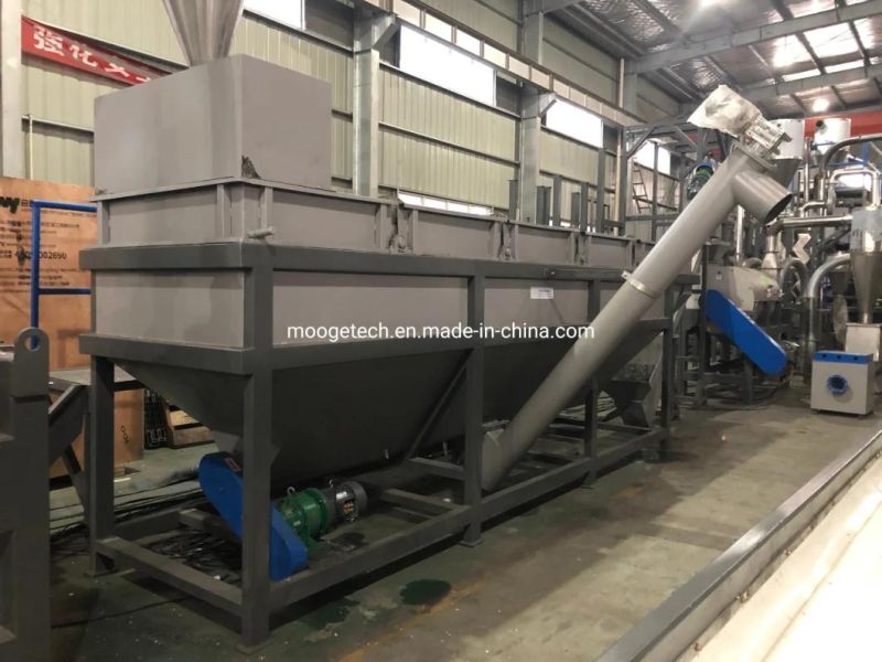 PE PP Bottle HDPE Barrel Waste Lump Washing Plant / Plastic Bottle Crushing Recycling Machine