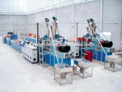 WPC (One-step) PE-Wood Extrusion Production Line for Fencing, Decking