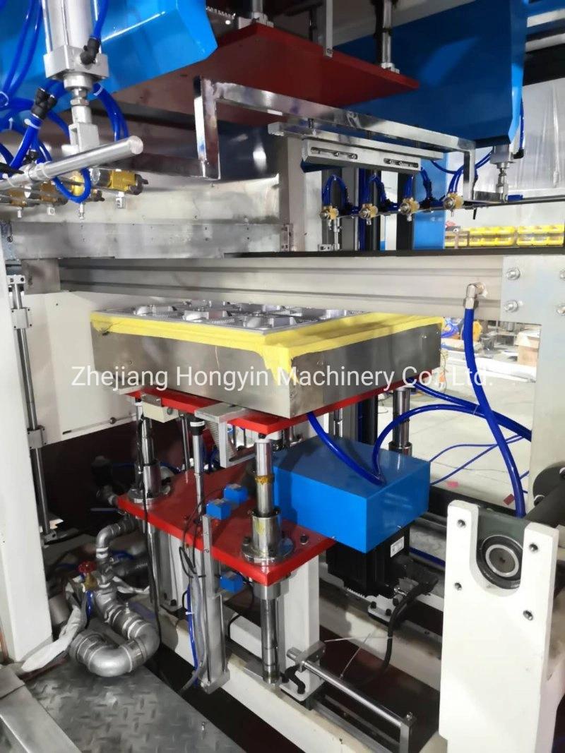 Automatic Three Station Plastic Tray/Container/Box /Lid Vacuum Forming Machine