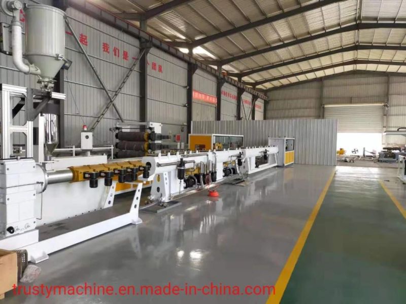 20mm-90mm HDPE Water Supply Gas Supply Pipe Extrusion Line