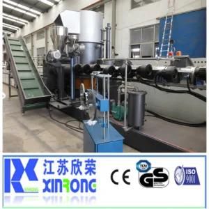 PP HDPE Film Woven Bag Washing Pelletizing Granulating Recycling Machine