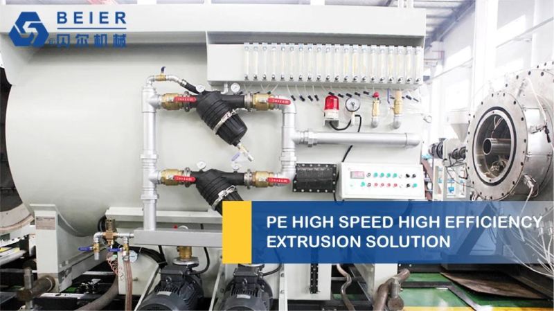 High Speed Plastic Pipe Double-Strand Extrusion Line