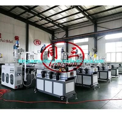 Tongsan PP PE PA PVC EVA Single Wall Corrugated Pipe Making Machine