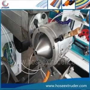 Zinc Plated Spring Wire PVC Hose Extrusion Machine Line