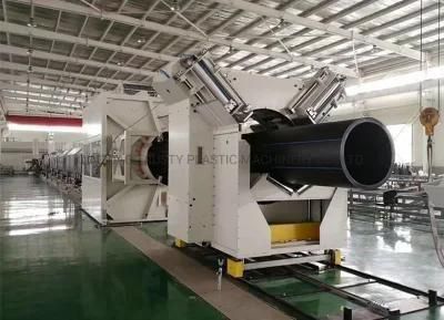 400mm to 800 HDPE PE Gas /Water Supply Pipe Single Extruder Extrusion Line