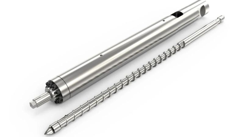 Screw Barrel with Nozzle Tips Torpedo Head Valve for Engel E-Motion 160/860 Injection Molding Machine