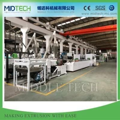 Wood Plastic (WPC) Compounds Door/Decking Profile Extrusion Production Line