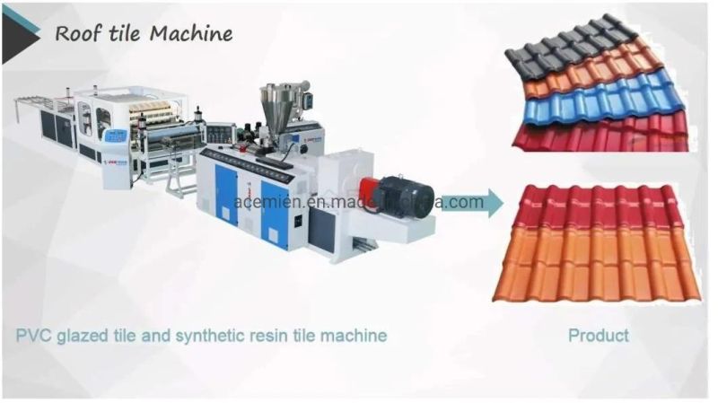 PVC+ASA Glazed Roofing Production Line