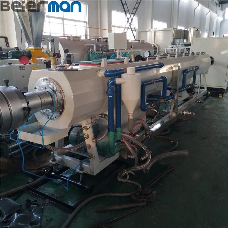 High Cost-Effective 125mm-350mm PVC Plastic Water Supply Pipe Twin Screw Extrusion Production Line 300-400kg Output with Laser Printer