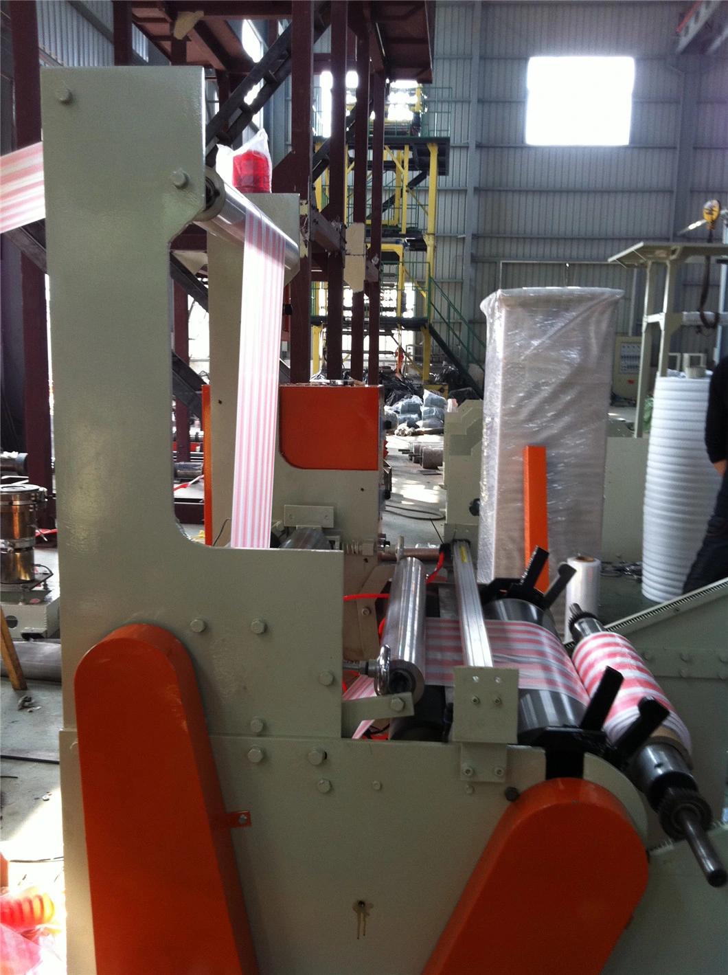 High Quality and Inexpensive Double Color Strip Film Blowing Machine