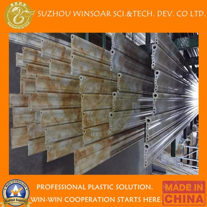 Single Double out Plastic PVC Electrical Cable Wire Duct Extruder