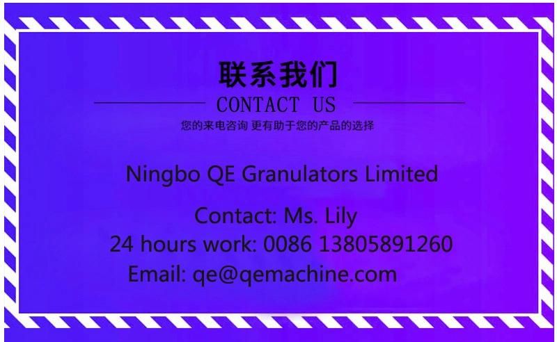 Qss2260 Single Shaft Shredder and Qe4060 Strong Crusher Machine Line China Factory Maunfacture Crusher Granulator