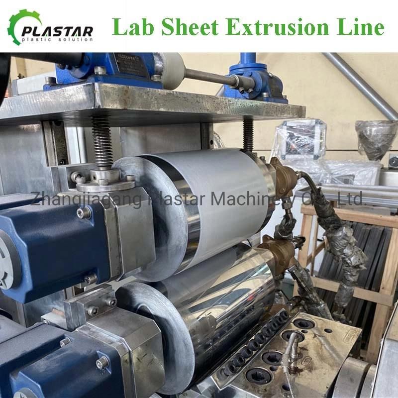 Pcl PP PU Pet PE Peek EVA Plastic Sheet Extruder Production Line Extrusion Machine for Laboratory