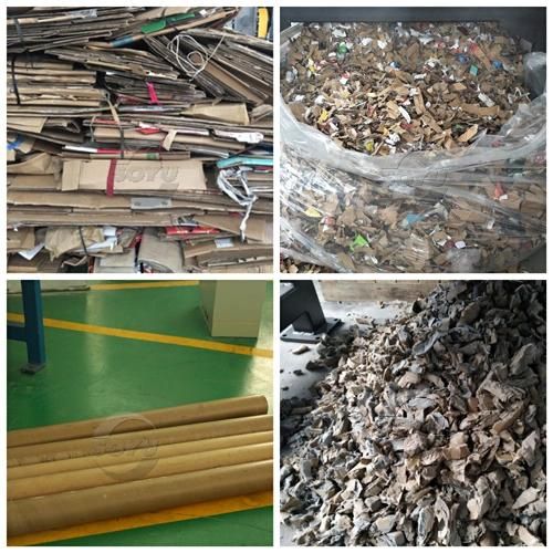 Waste Paper Tube Shredder Corrugated Shredder