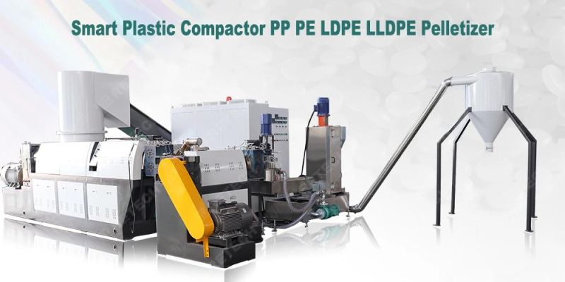 High Density HDPE/Low Density LDPE Film/EPS Foam Recycling Pelletizing Machine