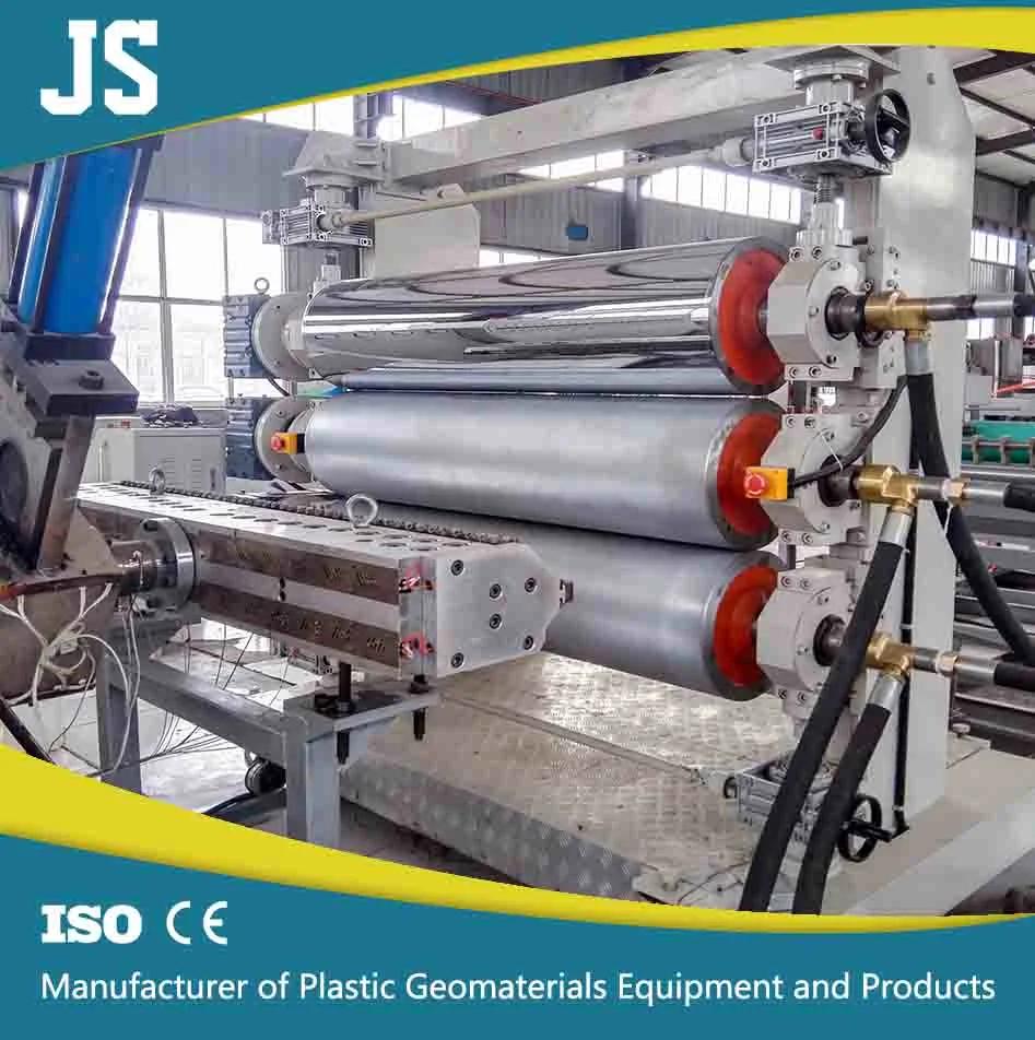 Plastic Geocell Sheet Extrusion and Ultrasonic Welding Machine