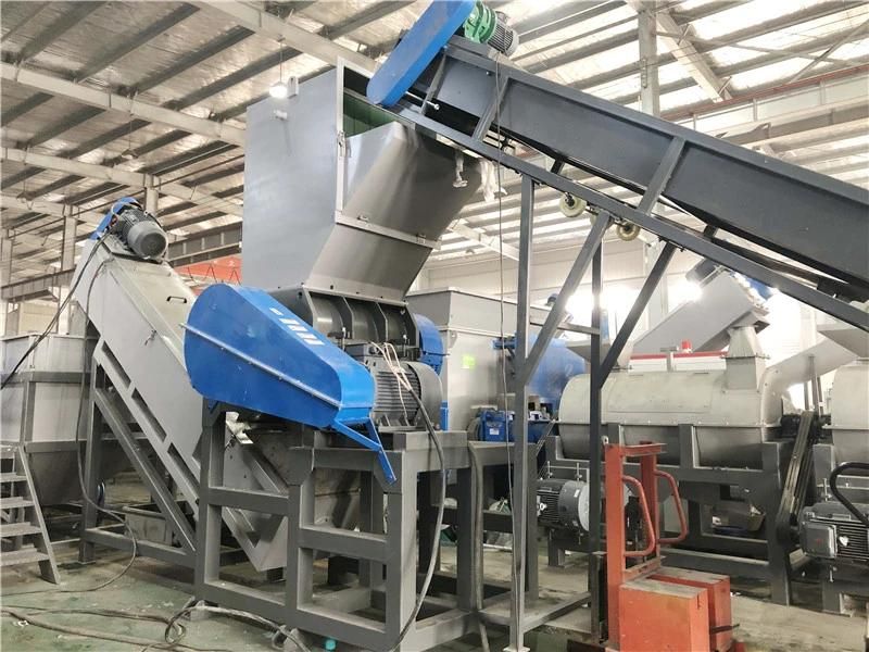 Waste Plastic Mulching Film / Raffia Bag Washing Recycling Production Line
