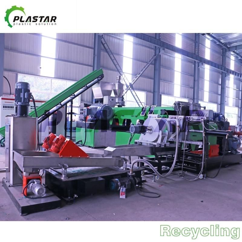 1000 Kg/H PP PE Plastic Bags Granules Recycling Granulating Pelletizing Machine