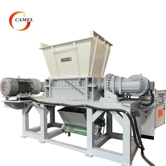 Cardboard Plastic Double Shaft Shredder Machine