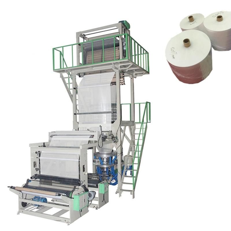 Mingde High Speed Automatic Plastic LDPE Blown Wide Film Extruder Blowing Machine