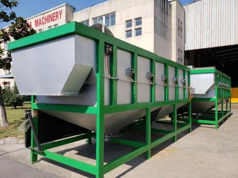 Waste Plastic Recycling Machine for Mulching Film Sand Remover 98% with CE