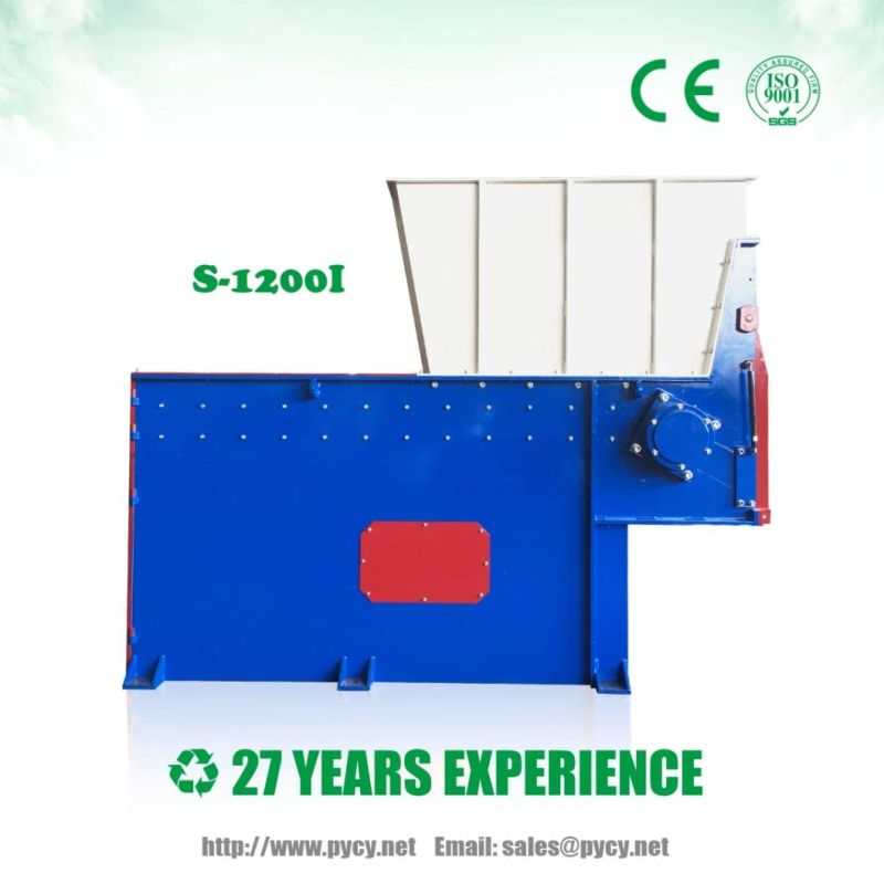 PP PE ABS Plastic Single Shaft Shredder