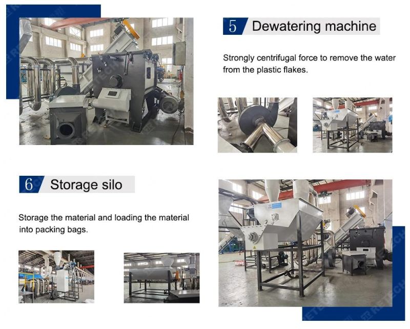 Plastic Washing Plant PP PE Film and Shopping Bag Recycling Machine