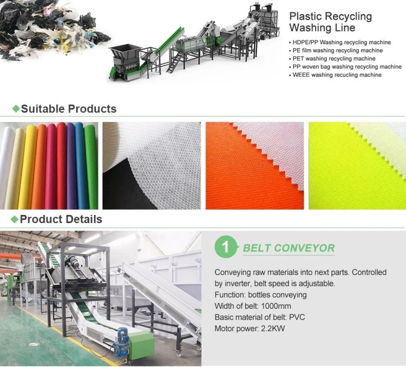 Pet Bottle Washing Recycling Machine with Label Remover