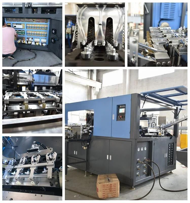 Automatic 4 Cavity Pet Plastic Bottle Molding Blowing Machine